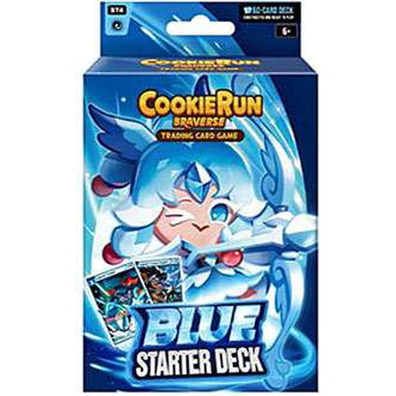 CookieRun Braverse Trading Card Game Starter Deck BLUE [60 Cards]