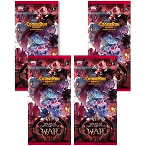 CookieRun TCG: The Dark Enchantress War - 4 Pack Bundle - Braverse Trading Card Game, Set 5, Strategy Play & Battle Deck-Building, Randomly Assorted