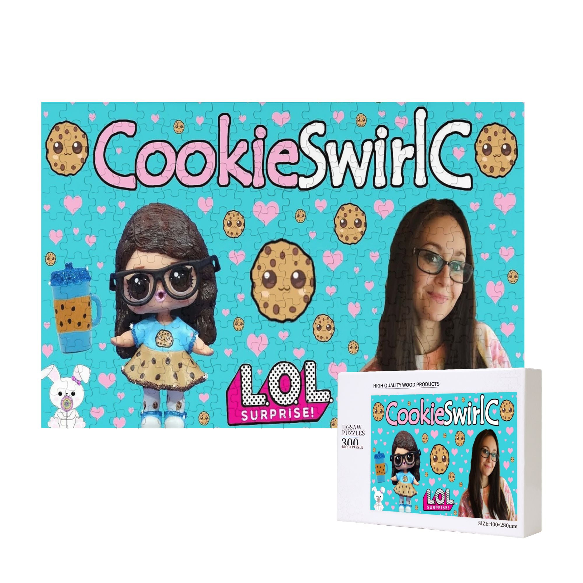 CookieSwirlC Merch 300 Piece Jigsaw Puzzle Puzzle for Adults Child and