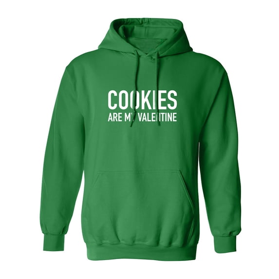 Cookies Are My Valentine Adult Hooded Sweatshirt
