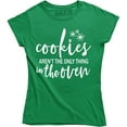 thumbnail image 1 of Cookies Aren't the Only Thing in the Oven Pregnancy Reveal, Announcement Women's T-Shirt, 1 of 4