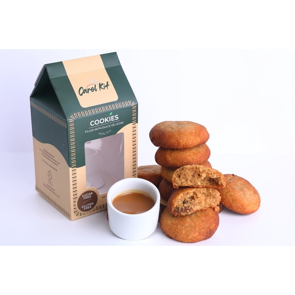 Cookies Artisan Gluten free Sugar free Filled with Dulce de Leche Carol Kit Healthy