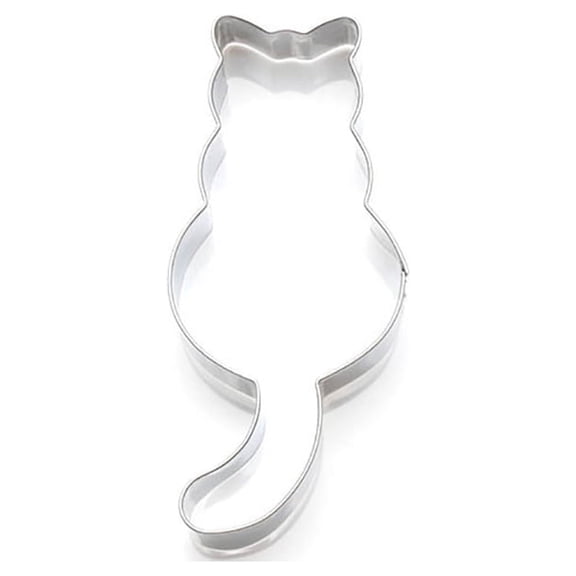 Cookies Baking Cat Shaped Aluminium Mould for Sugarcraft and Cake Decoration – Kitchen Bakeware for Baking Enthusiasts