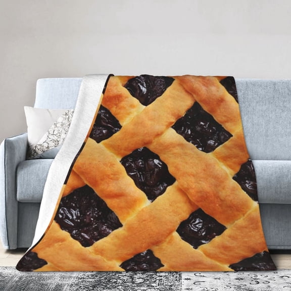 Cookies Blanket Gifts For Kids Adults - Lightweight Throw Blanket For Bedroom Living Room Decor Soft Fuzzy Fleece Cozy Plush Bed Couch 40"X30"