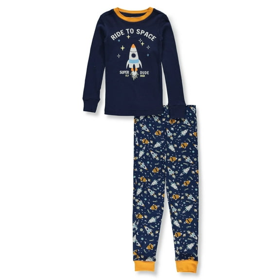 Cookies' Boys' 2-Piece Plaid Pajamas Set Color: blue/multi Size: 2t