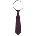 thumbnail image 1 of Cookies Boys' Banded Tie Color: navy/burgundy/white *stripe #392* Size: 16", 1 of 3