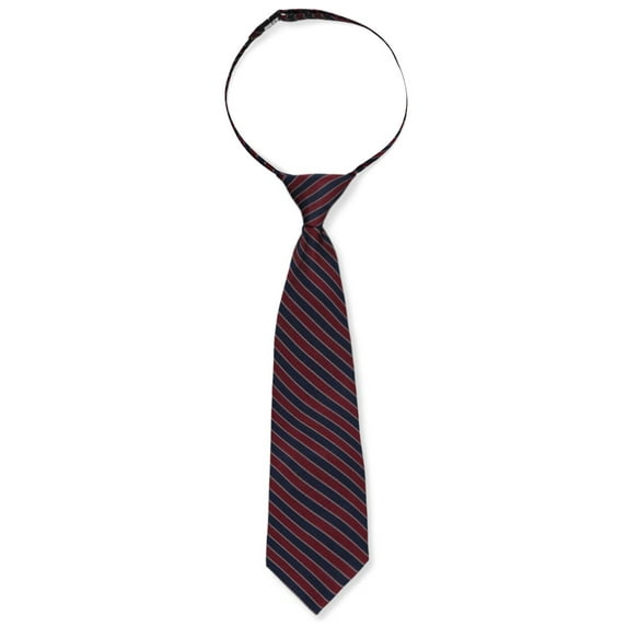 Cookies Boys' Banded Tie Color: navy/burgundy/white *stripe #392* Size: 16"