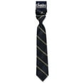 thumbnail image 1 of Cookies Boys' Banded Tie Color: navy/gold/white *plaid #394* Size: 14", 1 of 1