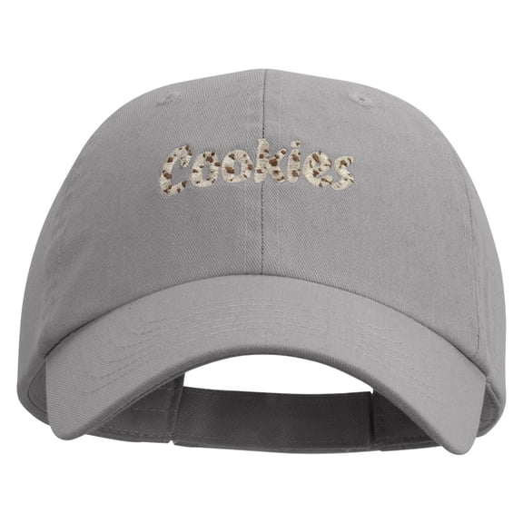 Cookies Embroidered Low Profile Pet Spun Washed Cap - Grey OSFM