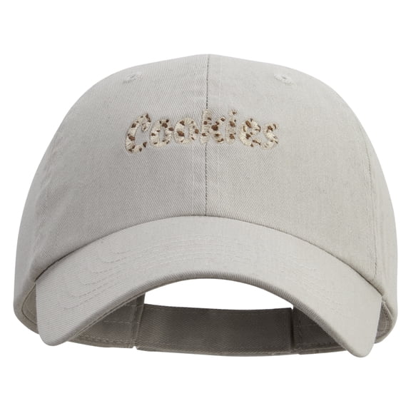 Cookies Embroidered Low Profile Pet Spun Washed Cap - Stone OSFM