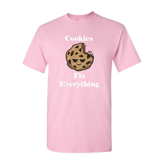 Cookies Fix Everything Adult DT T-Shirts Tee