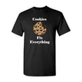 thumbnail image 1 of Cookies Fix Everything Adult DT T-Shirts Tee, 1 of 2