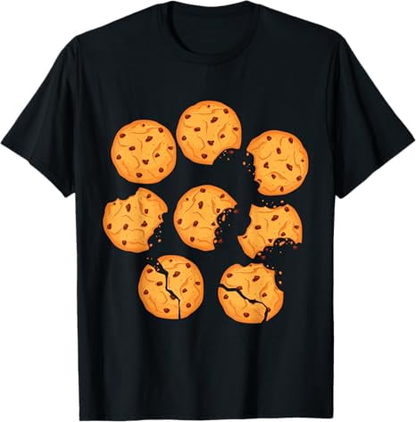 Cookies Funny Cookies Design Costume Milk And Cookies T-Shirt - Walmart.com