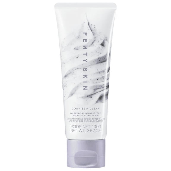 Cookies N Clean Whipped Clay Face Scrub - Pore-Refining with Volcanic Sand & Charcoal, 100 ml