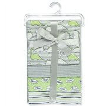 Cookies Zak Zoey Baby Boys Dinosaur 4 Pack Cotton Receiving Blankets With Gift Ribbon