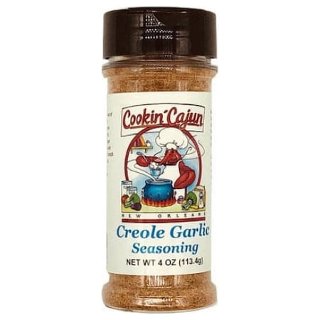 Cookin' Cajun Creole Garlic Seasoning 4oz