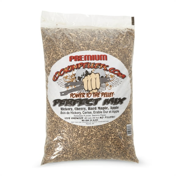 CookinPellets 40lb Perfect Mix Pellets Hickory, Cherry, Maple & Apple Blend