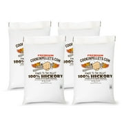 CookinPellets Premium Hickory Grill Smoker Wood Pellets, 40 Lb Bag 4 Pack