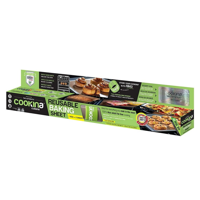 Cookina C092730 Cuisine Reusable Non Stick Cooking Sheet Beige