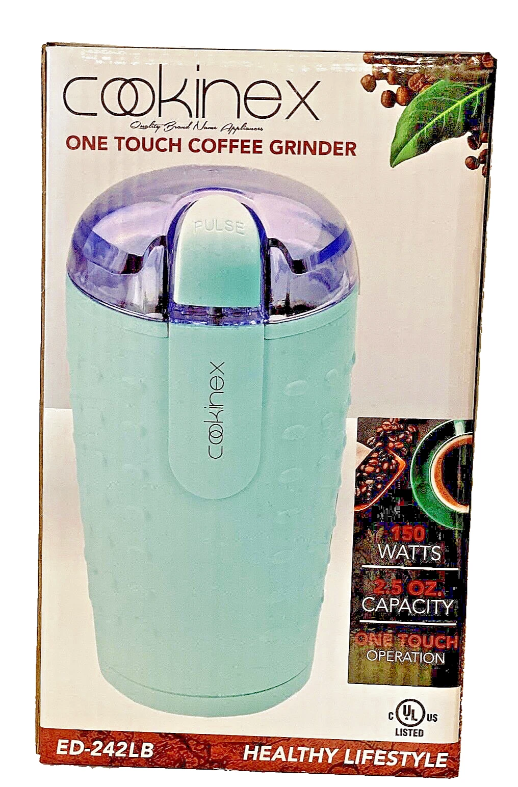 Cookinex Coffee Crusher Blender Seed Spice Coffee Grinder Electric Bean Nut