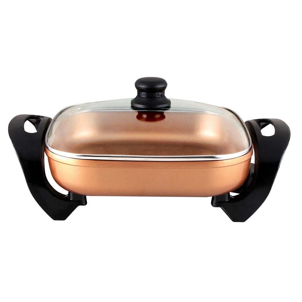 Cookinex ED-755C Ceramic Copper Electric Skillet - Walmart.com