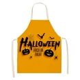 Cooking Apron Party Decorations Apron Scary Face Bats Baking BBQ Apron
