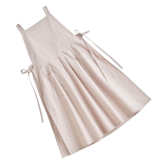 Cooking Apron with Pockets for Women Kitchen Cook Apron Waterproof Apron for Cafes Shop,Baking,Gardening Mother Gifts