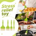 thumbnail image 1 of Cooking Brush, 3 Inch Nylon Bristle Pastry Brush, Dishwasher Safe Non-Stick Basting Brush, Long Handle Lightweight Craft and Paint Brush, 9X3 Inch Green Handle Heat-Resistant, 1 of 8