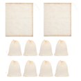 thumbnail image 1 of Cooking Cheesecloth Bags Straining Bags Reusable Soup Bags Soup Socks 10Pcs, 1 of 6