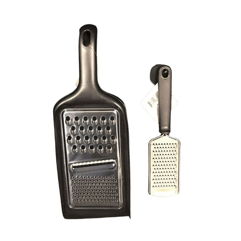 Cooking Concepts 3-in-1 Hand Held Graters & Stainless-Steel Graters with  Comfort-Grip Handles (2pk)