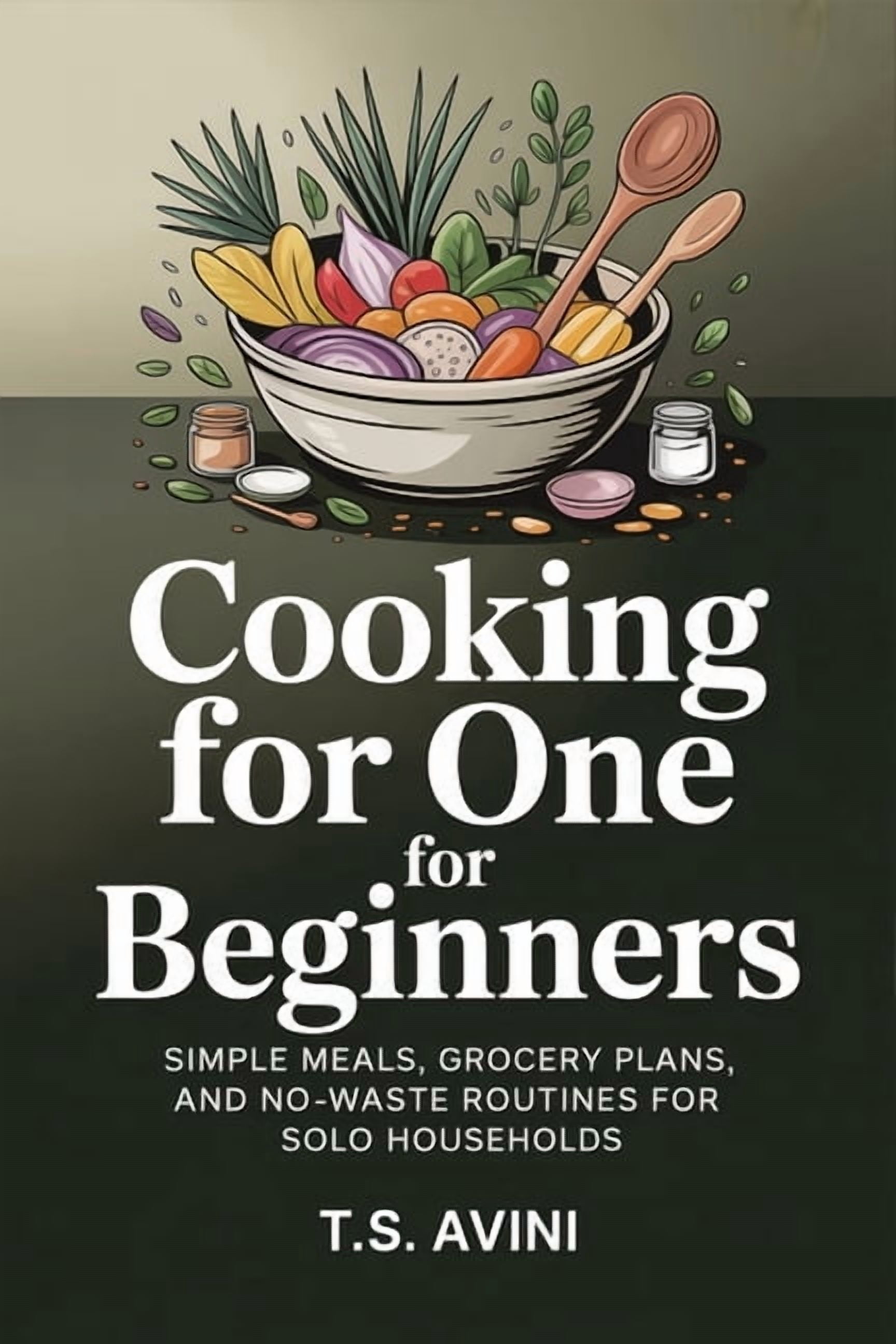 Cooking For One For Beginners: Simple meals, grocery plans, and no ...