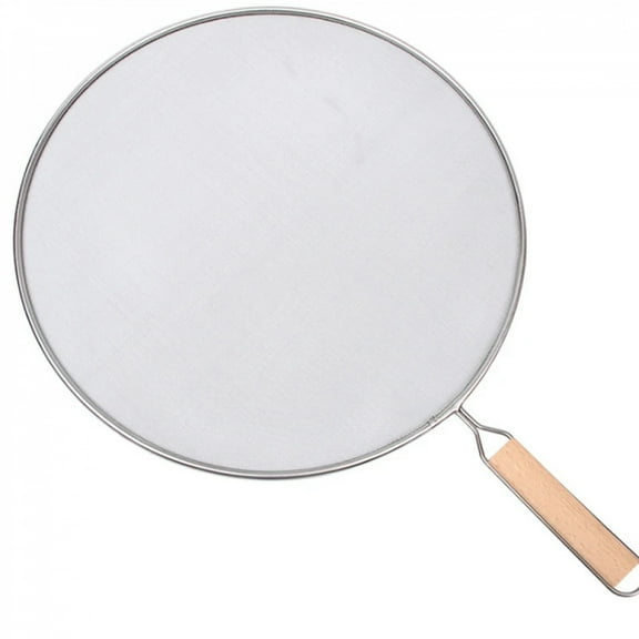 Cooking Frying Stainless Steel Anti Splatter Guard Oil Net Grease Splatter Screen Pan Mesh Guard Screen Splash Cover