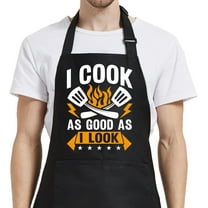 Cooking Gifts for Men, Funny Aprons for Women with Pockets for Kitchen Baking Grill BBQ, Grilling Gifts for Men Chef Dad Mom Husband Wife Father’s Day Birthday