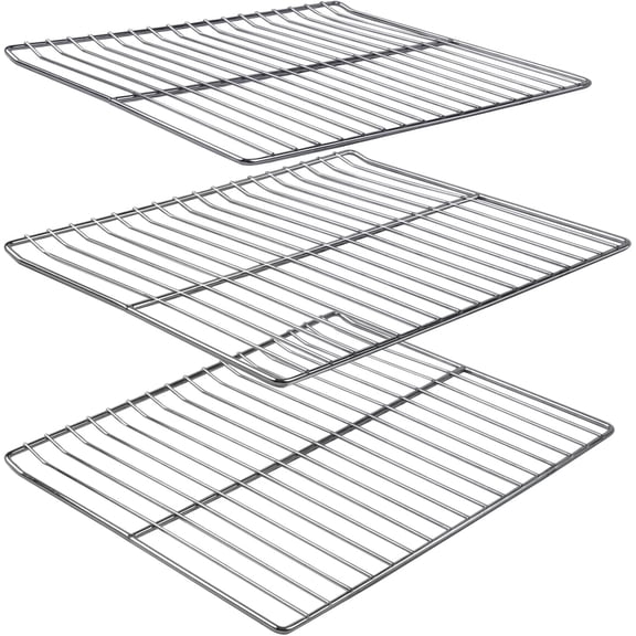 Cooking Grate Replacement Part for 30 Inch Electric Smoker, 14.6" x 12.2" Grill Grids, Smoker Grates for MB20071117, 20071117, MB20073519, MB26073519, MB20070421, 3 Pack