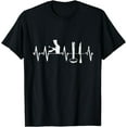 thumbnail image 1 of Cooking Heartbeat Funny Chef Cook Graphic T-Shirt, 1 of 4