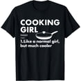 thumbnail image 1 of Cooking Hobby Present Cook Apparel Cook Girl Definition Cooking T-Shirt, 1 of 4
