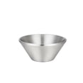 thumbnail image 1 of Cooking Ice Cream Creative Salad V-Shaped Bowl Plate Tableware Dinnerware SILVER 12CM, 1 of 8