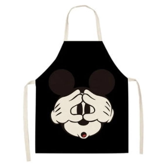 Cooking Kitchen Chef Apron for Women Men Mouse Bib Apron Adjustable