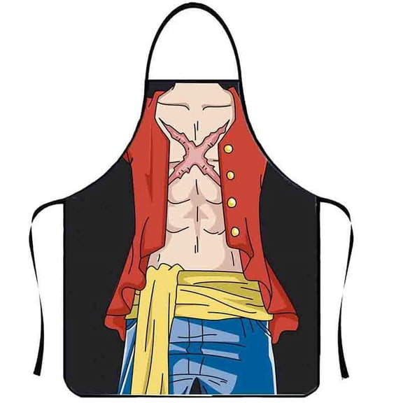 Cooking Kitchen Chef Apron for Women Men One Piece Bib Apron Adjustable