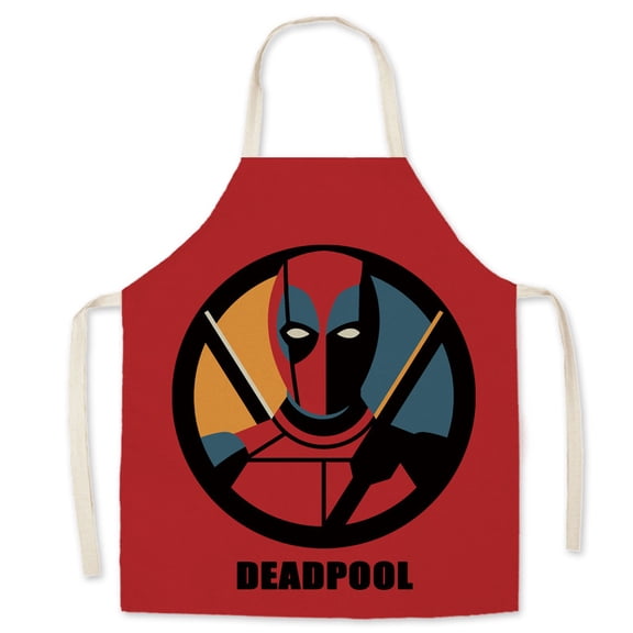 Cooking Kitchen Chef Apron for Women Men Spider Man Bib Apron Adjustable