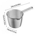 thumbnail image 1 of Cooking Kitchen Gadgets Plastic Water Spoon 28x8cm/11x3.1 Inches, Transparent Ladle for Home Kitchen Measuring and Watering, 1 of 2