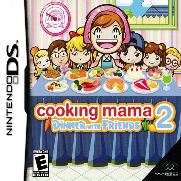 Cooking Mama 2: Dinner with Friends DS Game Cartridges NDS Game，US Version