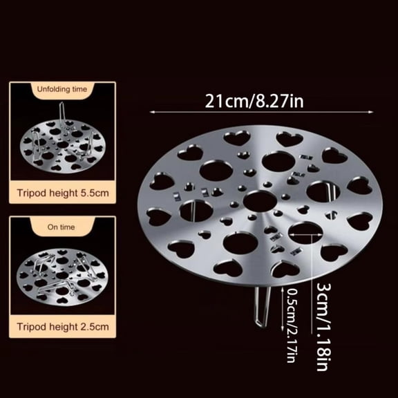 Cooking Molds Clearance! Egg Steamer Rack Stainless Trivet Foldable Steaming Basket Pot Holder Vegetable Steamer Plate for Steaming Kitchen Tool