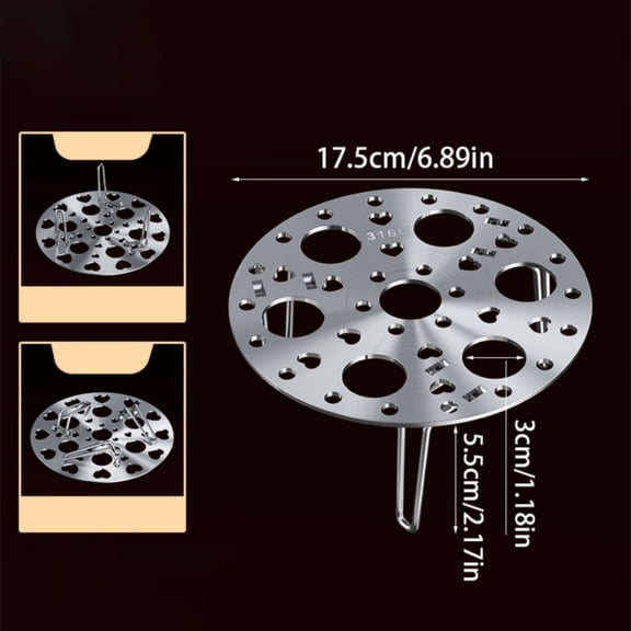 Cooking Molds Clearance! Egg Steamer Rack Stainless Trivet Foldable Steaming Basket Pot Holder Vegetable Steamer Plate for Steaming Kitchen Tool