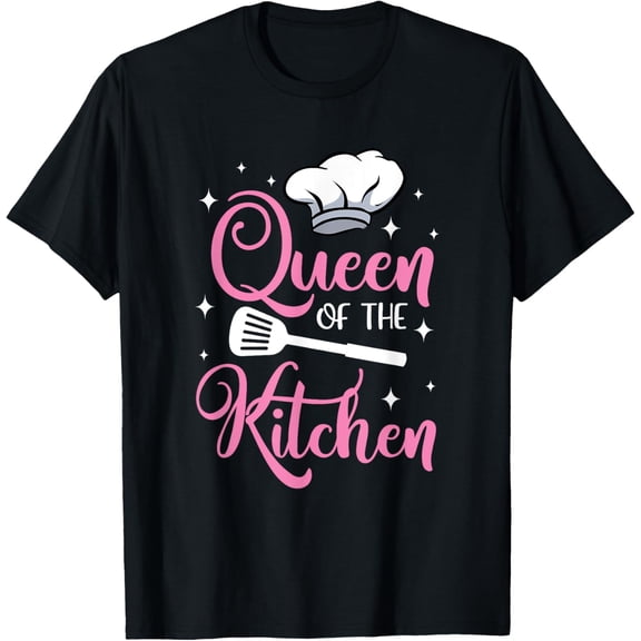 Cooking Queen of the Kitchen Chef Culinary Student Funny T-Shirt