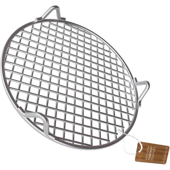 Cooking Rack with Legs Round 304 Stainless Steel Dia 5.9" Heavyweight Straight Wire Steaming Cooling Barbecue Rack/Carbon Baking Net/Grill/Pan Grate (150mm/5.9")