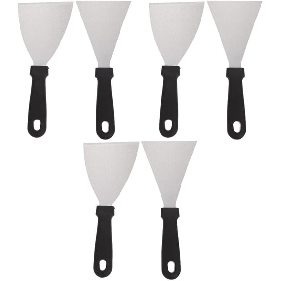 Cooking Spatula Griddle Accessories Dish Shovels Pancake Turner Tool Stainless Steel Plastic 6 Pcs