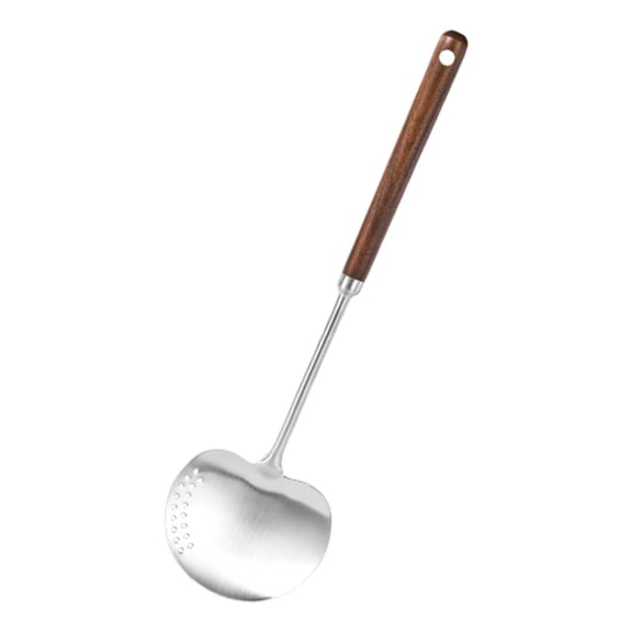 Cooking Spatula Kitchen Utensil Stir Fry Spoon with Ergonomic Extended Handle for Home Cooks and Chefs