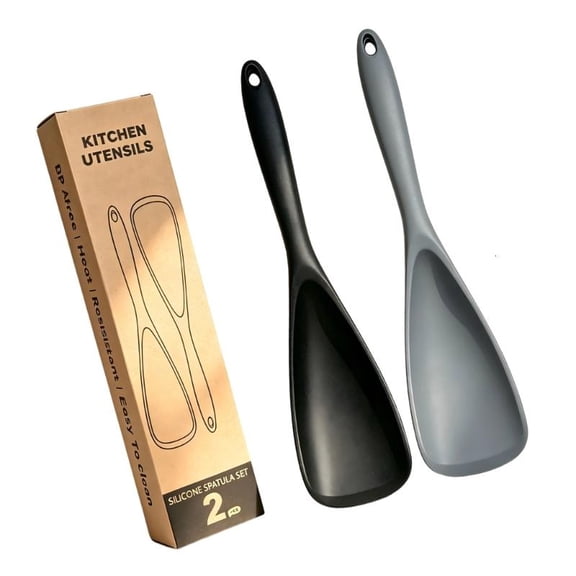 Cooking Spoon Spatula Kitchen Pair for Daily Family Meals and Mixing