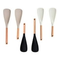 thumbnail image 1 of Cooking Spoon for Nonstick Cookware - Wooden Handle, Non-scratch Stirring, Easy-clean Design for Mixing and Scraping, 1 of 5